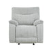 Chablis Glider Recliner W/Heat & Massage-Mist Gray