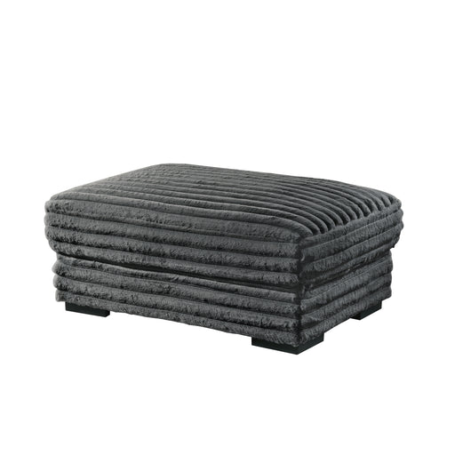Embrace 41" Ottoman-Charcoal