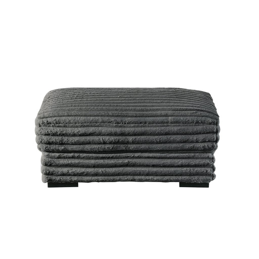 Embrace 41" Ottoman-Charcoal
