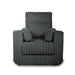 Embrace Swivel Accent Chair-Charcoal