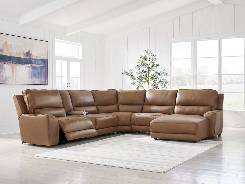 DeepWakes Power Reclining Sectional with Chaise - Big's Furniture (NV) - Multi Location