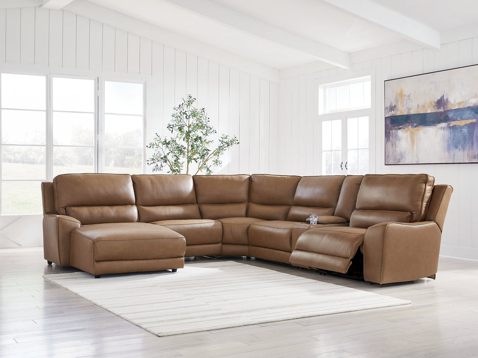 DeepWakes Power Reclining Sectional with Chaise - Big's Furniture (NV) - Multi Location