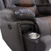 Nikko Glider Recliner W/Pwr Fr-Brown