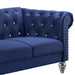 Emma Crystal Loveseat-Royal Blue