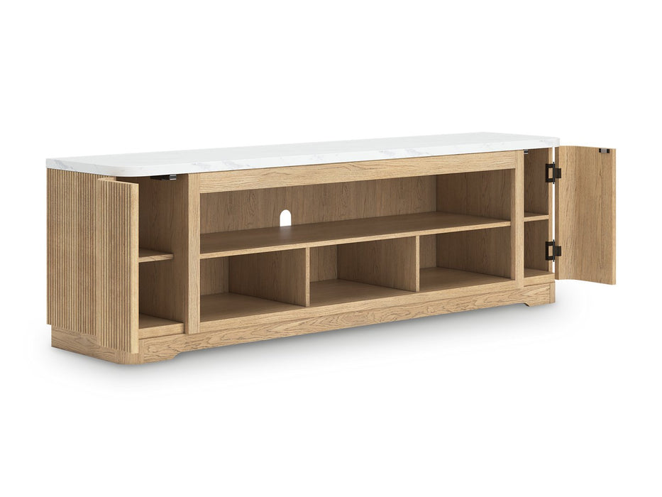 Camdill 80" TV Stand with Electric Fireplace - Big's Furniture (NV) - Multi Location