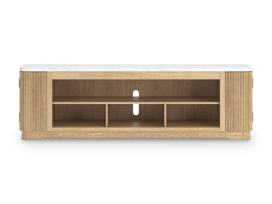 Camdill 80" TV Stand with Electric Fireplace - Big's Furniture (NV) - Multi Location