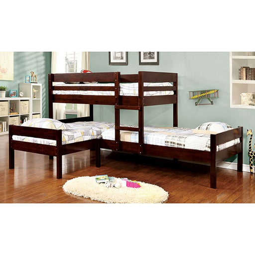 Ranford Twin/Twin/Twin Bunk Bed - Big's Furniture (NV) - Multi Location