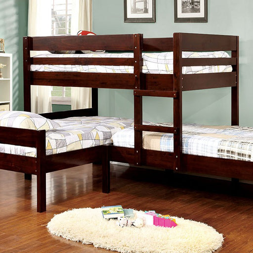 Ranford Twin/Twin/Twin Bunk Bed - Big's Furniture (NV) - Multi Location