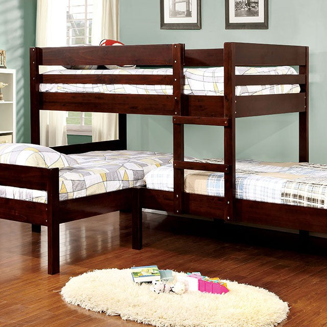 Ranford Twin/Twin/Twin Bunk Bed - Big's Furniture (NV) - Multi Location