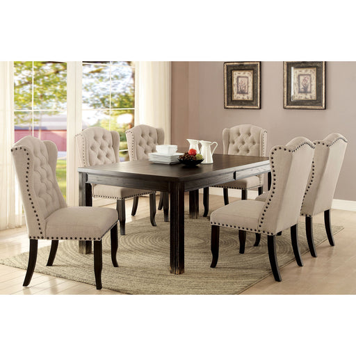 Sania 7 Pc Dining Table Set Rustic - Big's Furniture (NV) - Multi Location