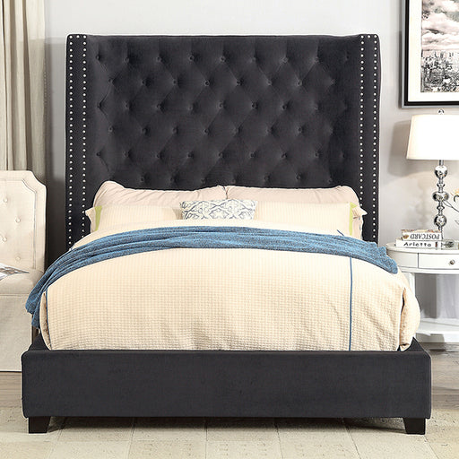 Rosabelle Bed Black, Grey, & Ivory - Big's Furniture (NV) - Multi Location