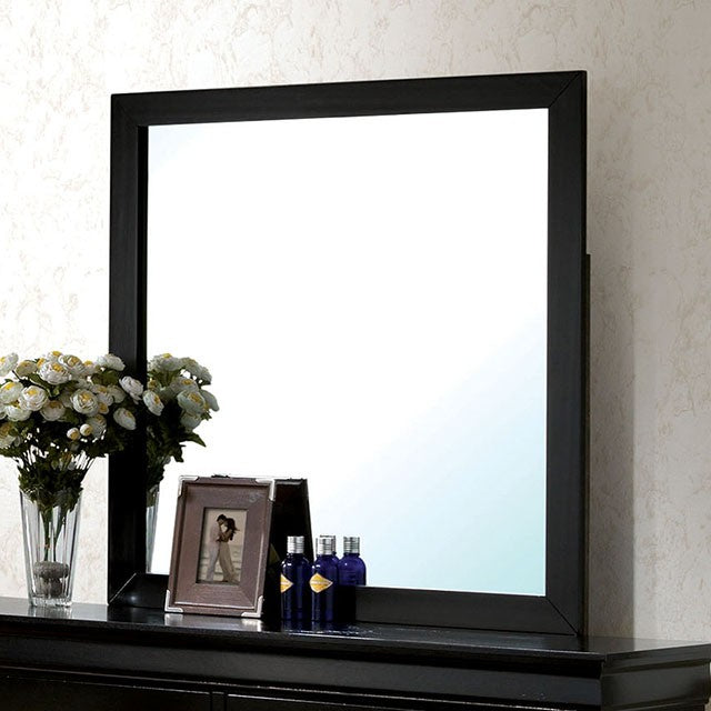 Louis Philippe Mirror Black - Big's Furniture (NV) - Multi Location