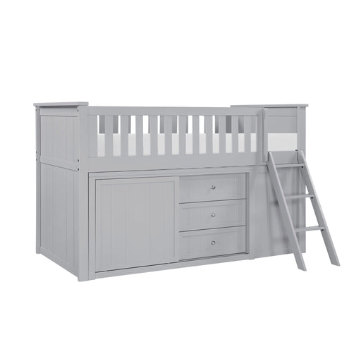 Orion-(5) Low Loft Bunk with Bookcase and Dresser image