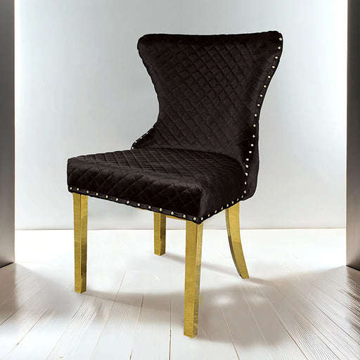 Portanova Gold Chair (2/CTN) - Big's Furniture (NV) - Multi Location