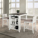Lescles 3 Pc Counter Ht Set (1 Table + 2 Chairs) - Big's Furniture (NV) - Multi Location