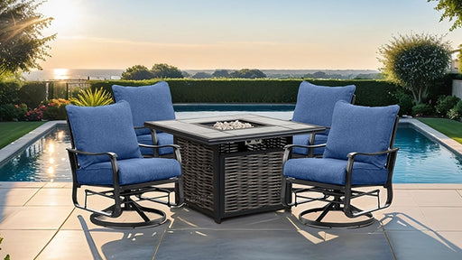 Segovia Swivel Glider Arm Chair (2/CTN) - Big's Furniture (NV) - Multi Location